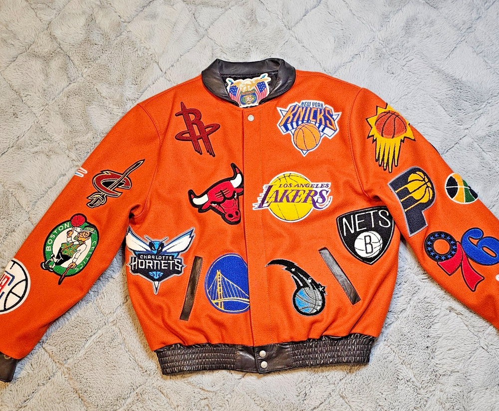 JEFF HAMILTON MEN'S JACKET SIZE XL NBA COLLEGE- SIGNED