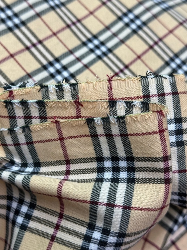Plaid Tartan Scottish Designer Look Fabric Material 44