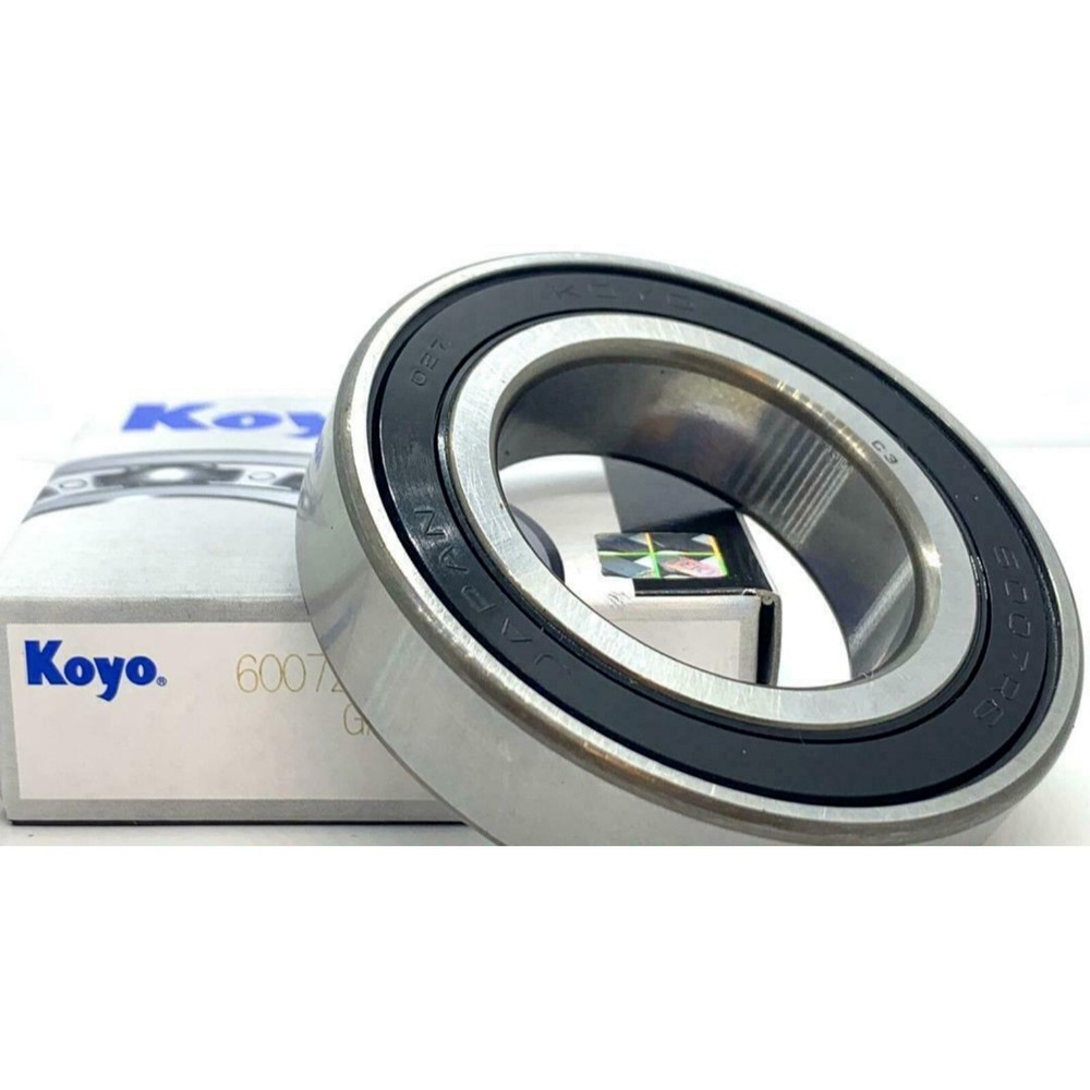 Новый 6007 2RS C3 KOYO глубокий паз шарикоподшипники, резиновый запечатанный 35 x 62 x 14 мм