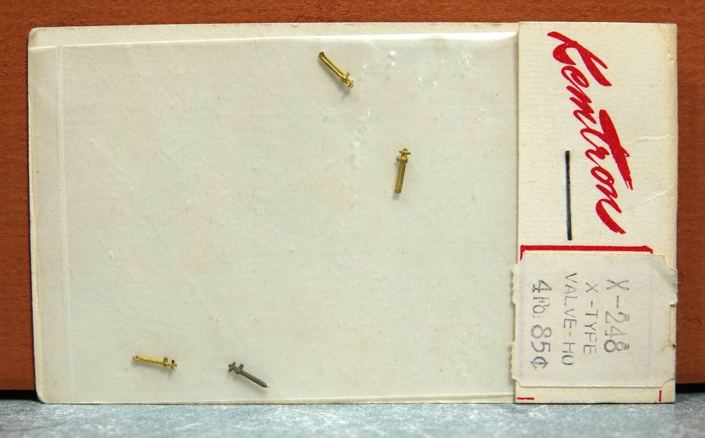 KEMTRON HO SCALE X-TYPE VALVE BRASS KIT # X-248