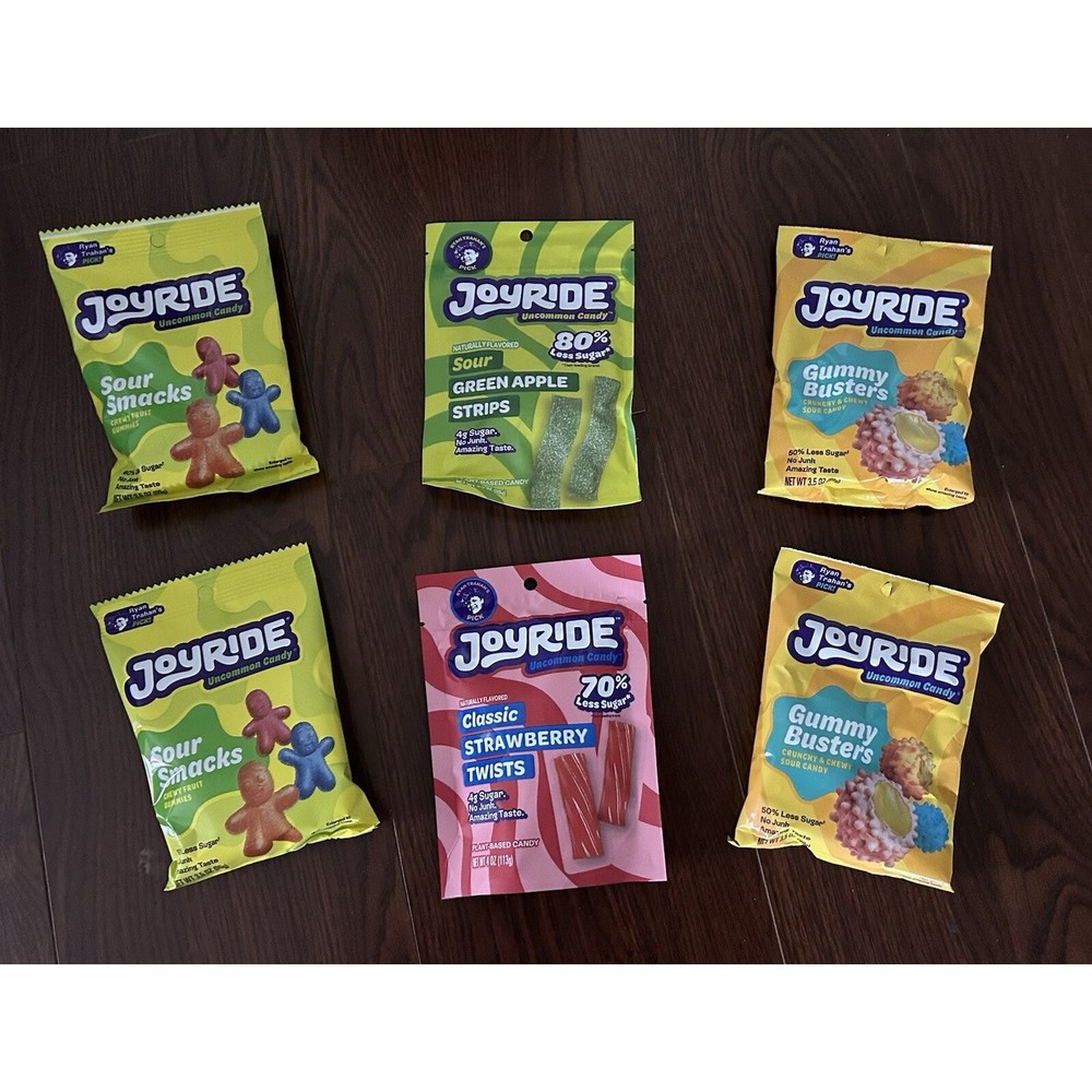 Ryan Trahan Joyride Sour Smacks Green Apple Gummy Busters