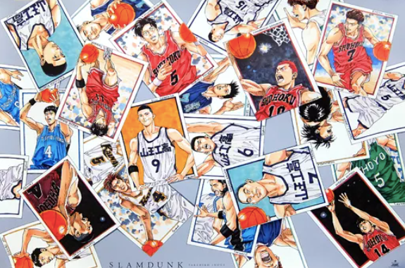 SLAM DUNK Portrait Ver B2 poster 50th Jump Exhibition japan anime