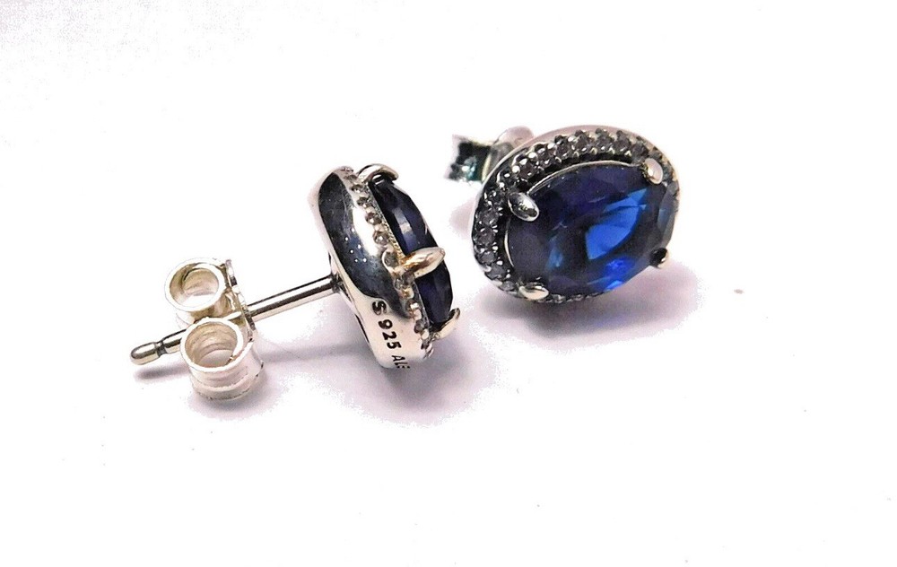 Pandora Sparkling Halo Stud Earrings 290040C01 Elegant Statement Jewelry