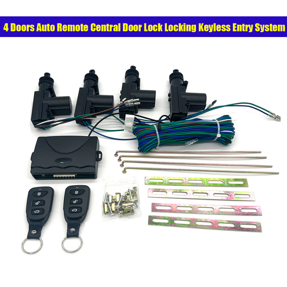 12V 4-Door Car Remote Central Locking Keyless Entry System