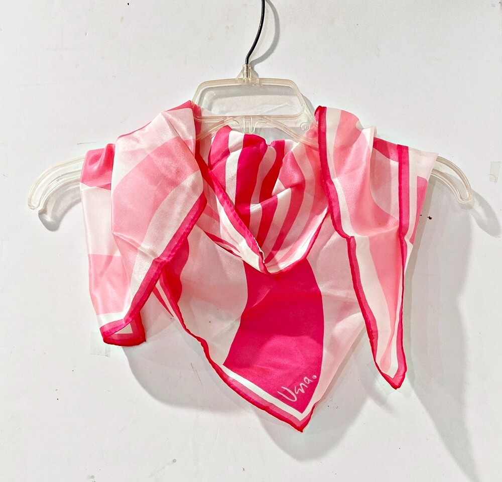Vera Womens Pink Neck Scarf Vinal Silk 21