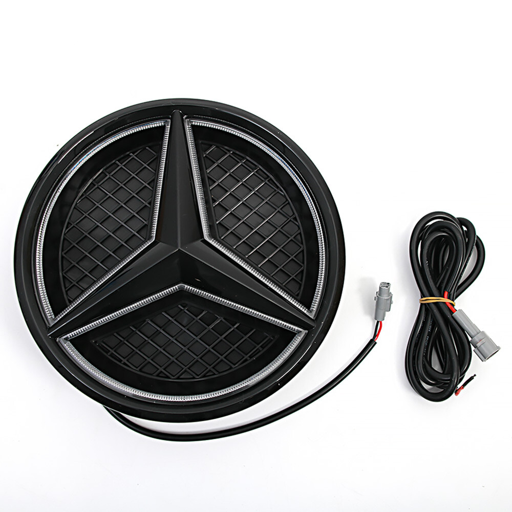 Front Grille LED Emblem Light Illuminated Star Logo for Mercedes-Benz