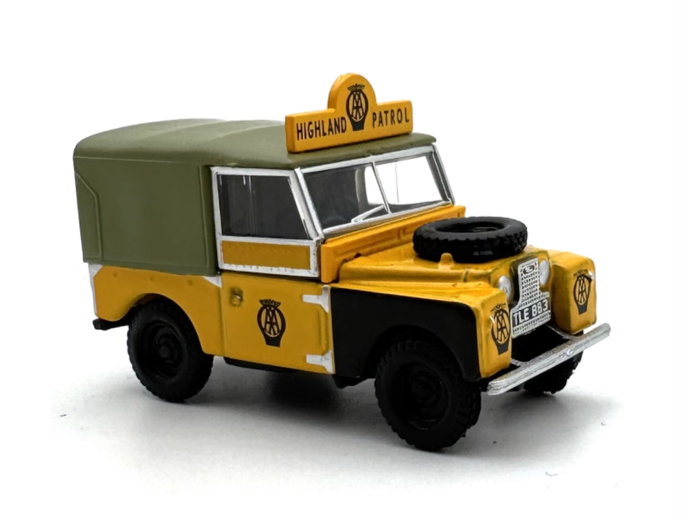 BN 1:76 Yellow Defender 90 AA Patrol SUV Sports Model Diecast Metal Car