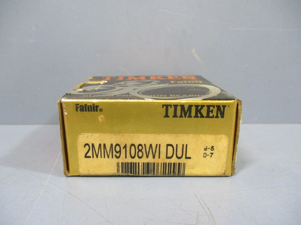 Timken 2MM9108WIDUL Super Precision Bearing Set of 2 5mm ID 7mm OD 29070081