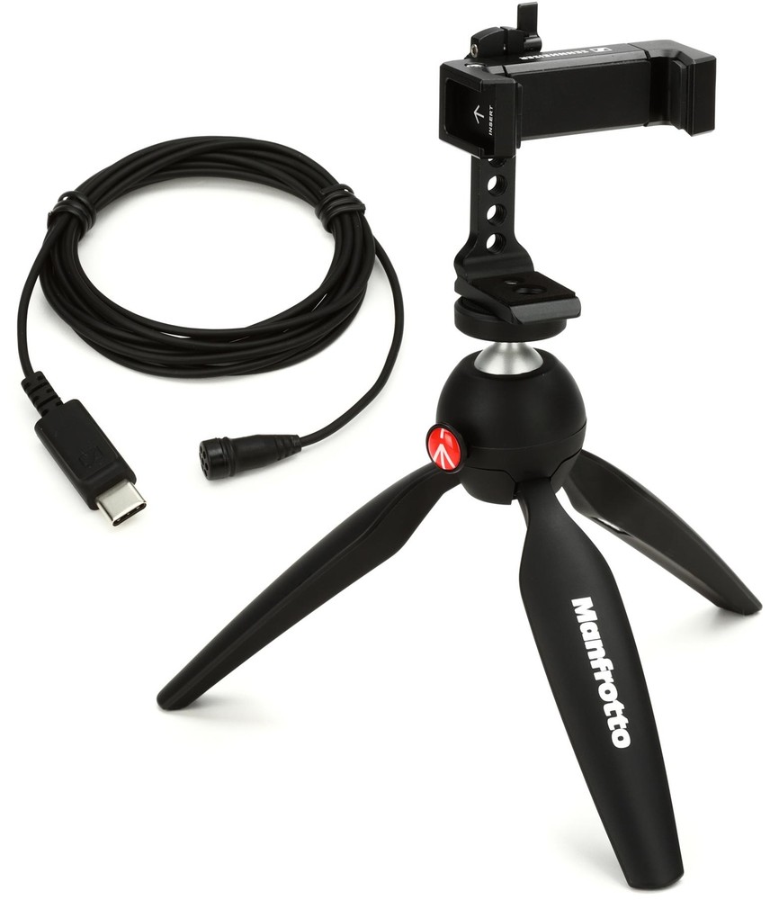 Sennheiser XS Lav USB-C Mobile Kit XS Lav Mic-USB-C with PIXI Mini Tripod and