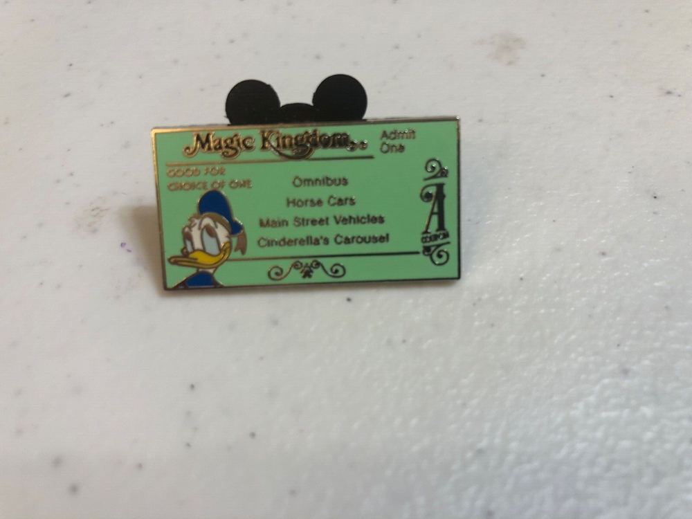 Disney WDW Magic Kingdom Donald Duck Pin Lanyard Series #3 Coupon Pin  -image