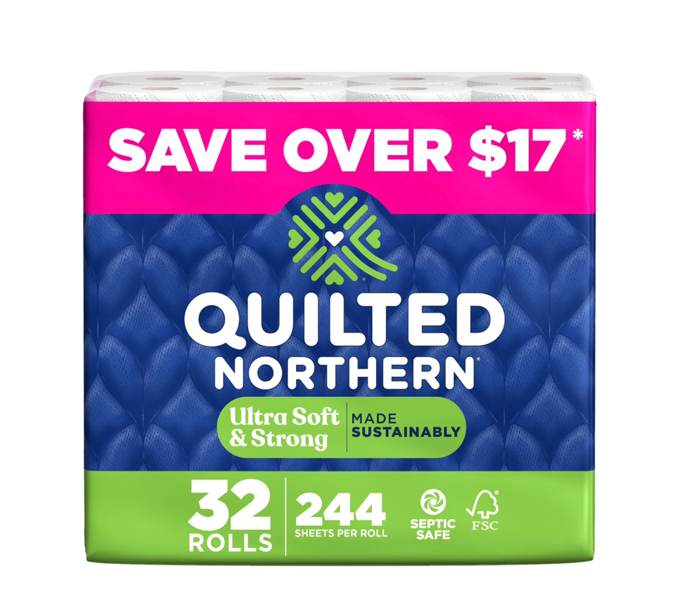 Quilted Northern Ultra Soft & Strong 2-Ply Toilet Paper 32 rolls, 244 sheets/rol