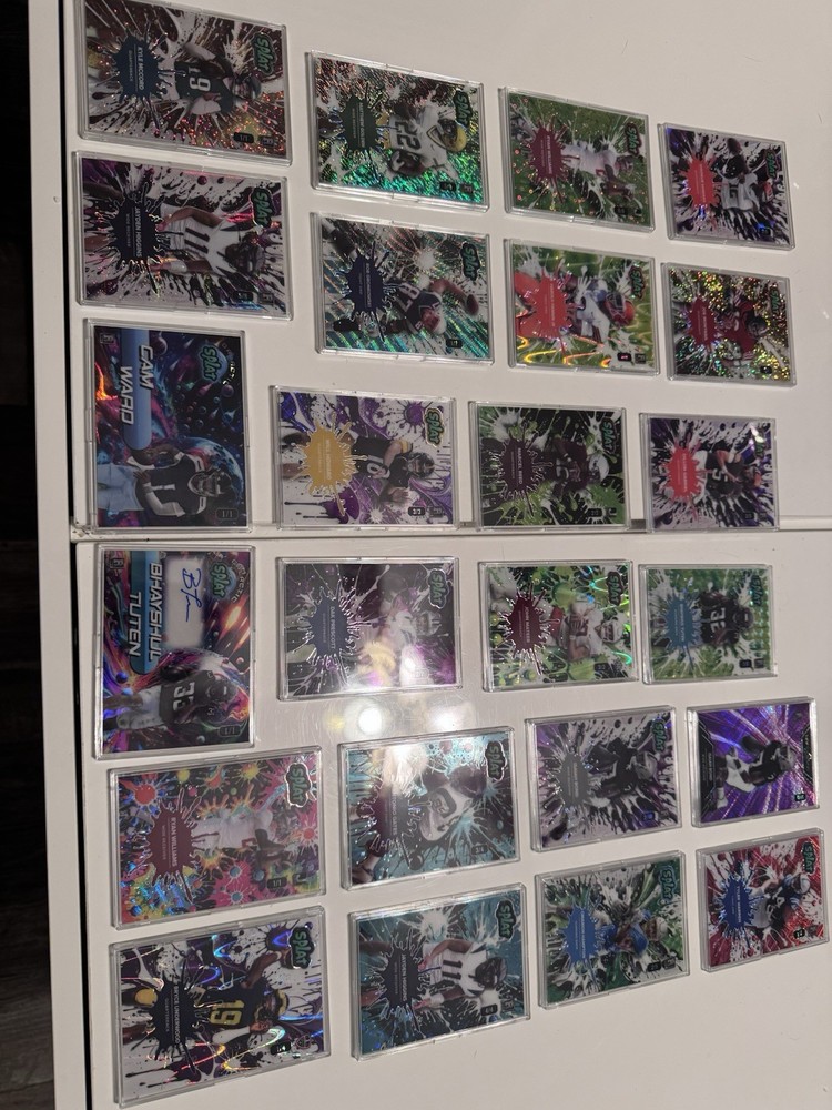 2025 Wildcard Splat/ Metallix NFL Bundle 24 Cards 1/1 /2s LOTS MORE SEE PICS