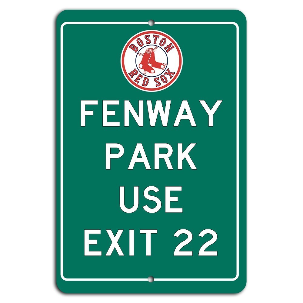 Fenway Park Exit 22 Highway  Metal Sign 8