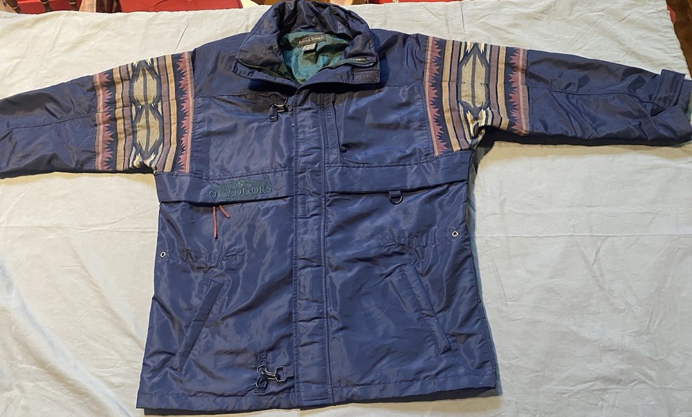 Vintage (90s?) Banana Republic Outdoors Windbreaker Rain Jacket,Size S,See Info