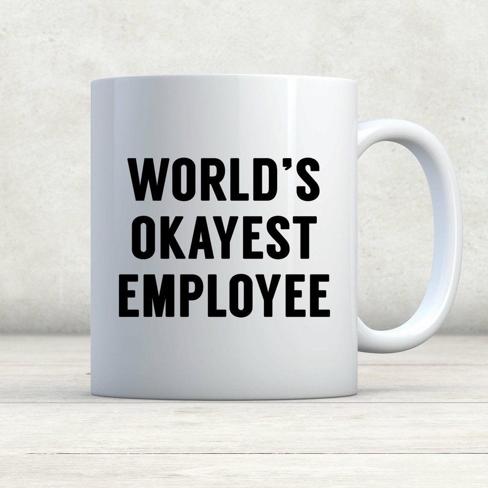 World's Okayest Employee Employee Mug Employee Gift Office Gift Coworker Mug