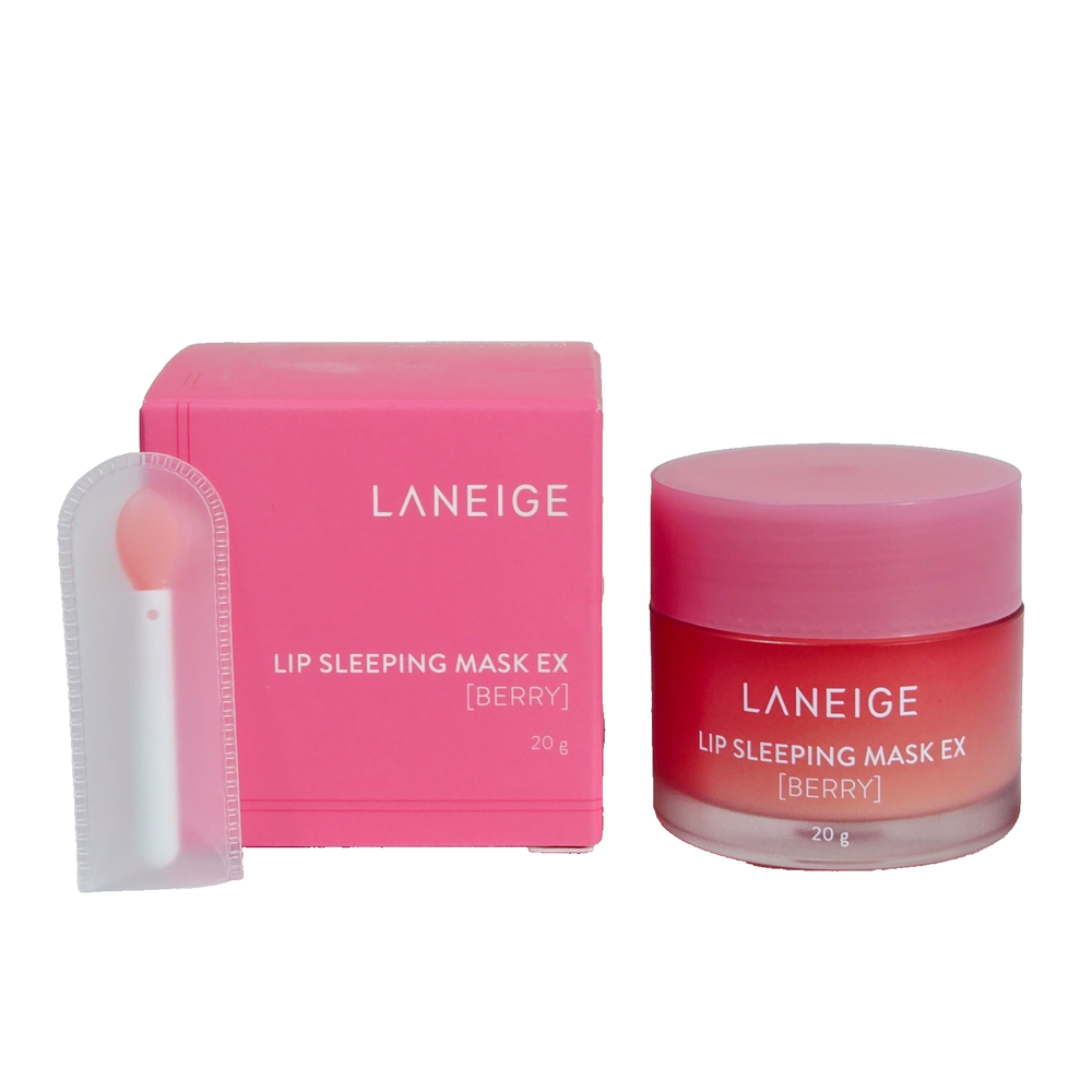 Laneige Lip Sleeping Mask Ex Berry 20g Strawberry Scent with Applicator