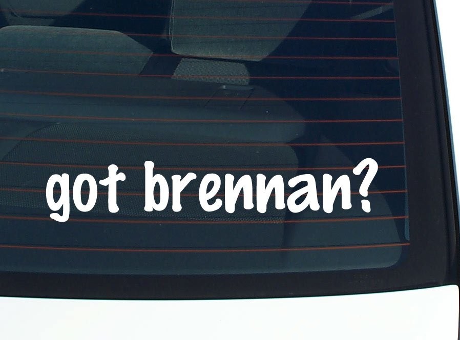 Brennan Family Funny Car Decal Bumper Sticker Vinyl Window Pride