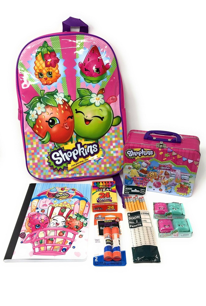 Shopkins Back to School Bundle with Season 5 Blind Backpacks for Girls-image