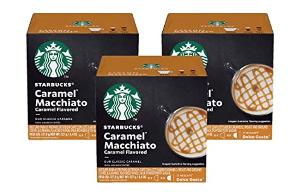 Starbucks NES94273 Coffee Caramel Macchiato (3 Packs of 36)