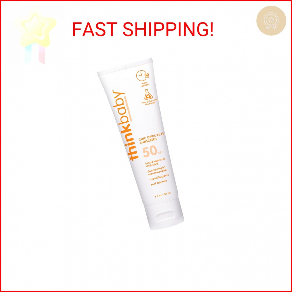 Thinkbaby Safe Sunscreen SPF 50 3 oz