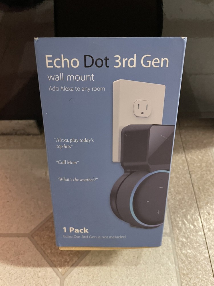 Echo Dot 3rd Gen Wall Mount Holder for Space Saving Flash Sale-image