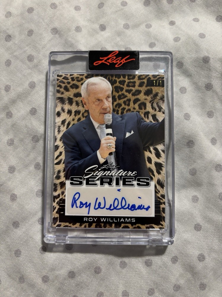 2023 LEAF SIGNATURE SERIES ROY WILLIAMS 1/1 AUTO AUTOGRAPH BA-RW1
