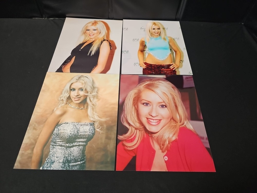 4 QTY CHRISTINA AGUILERA 8