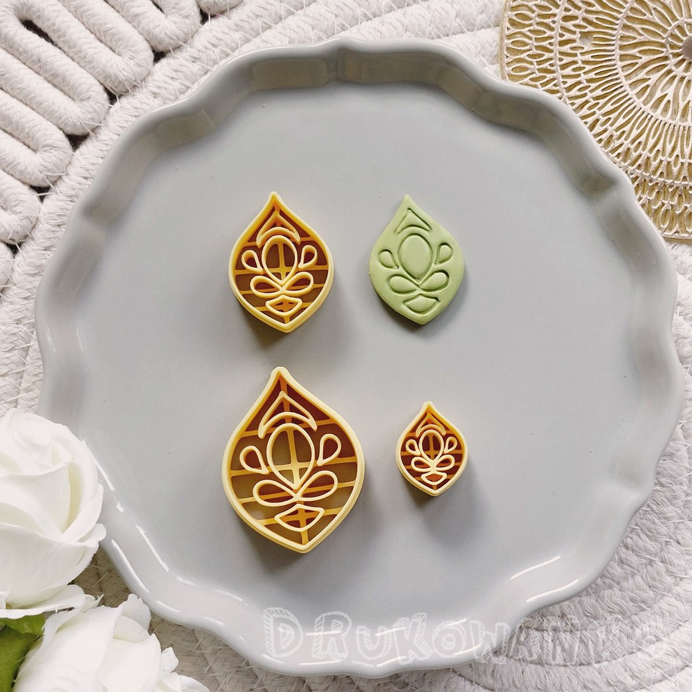 Drop Water Droplet Decorative Tear 1 Polymer Clay Cutter For Earring Jewelry