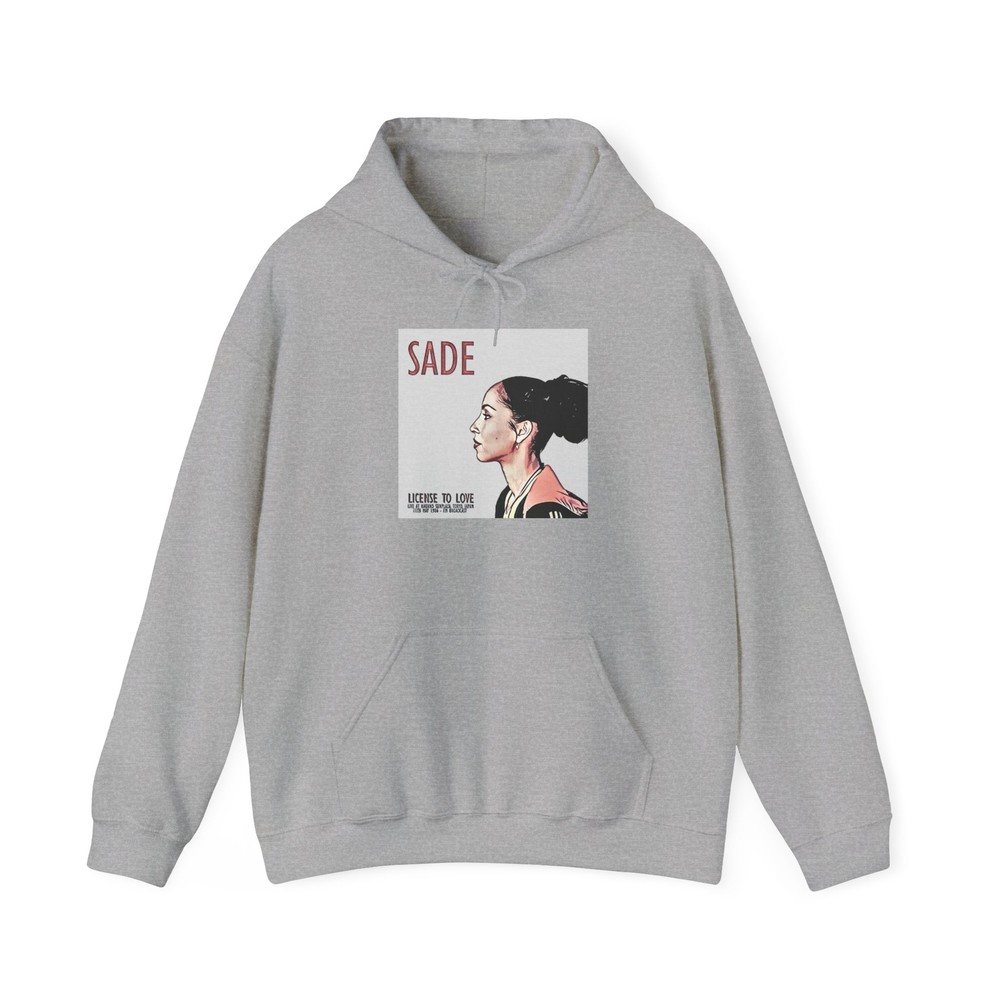 Sade License To Love Graphic Print Unisex Heavy Blend Hoodie