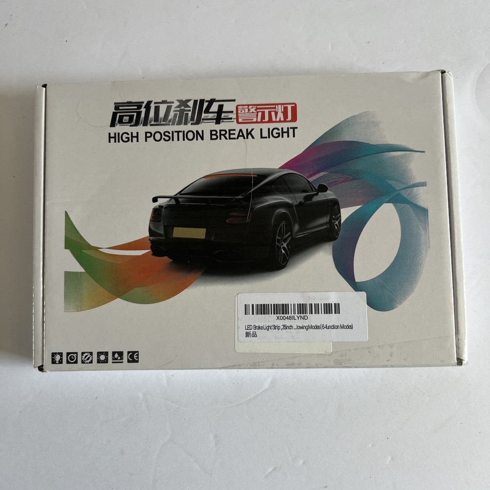 Universal Red Brake LED Strip Light 35In High Position Car Brake Light Strip