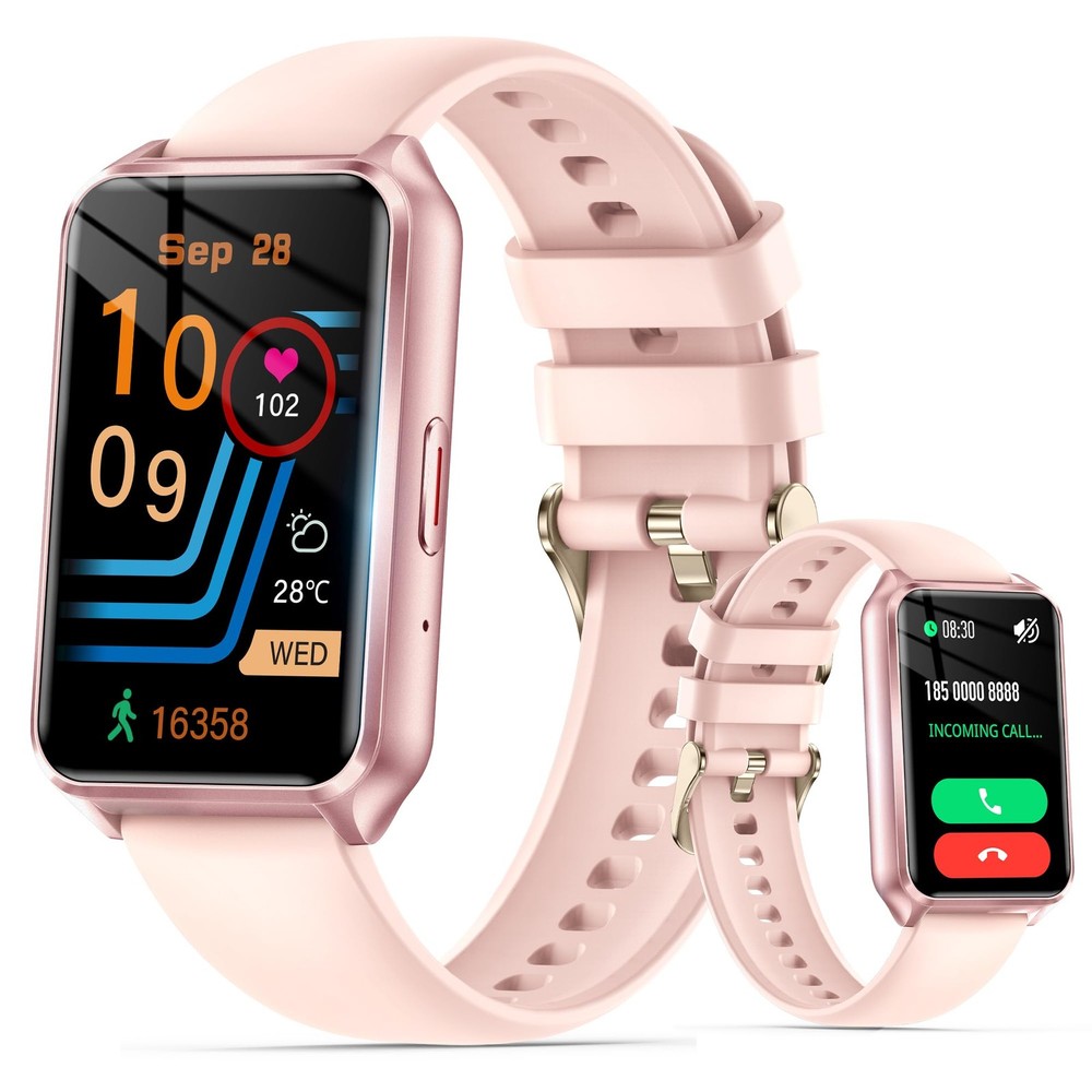 Smart Watch with 1.57-Inch Display, Fitness Tracker, Call Answering & Sleep Monitor