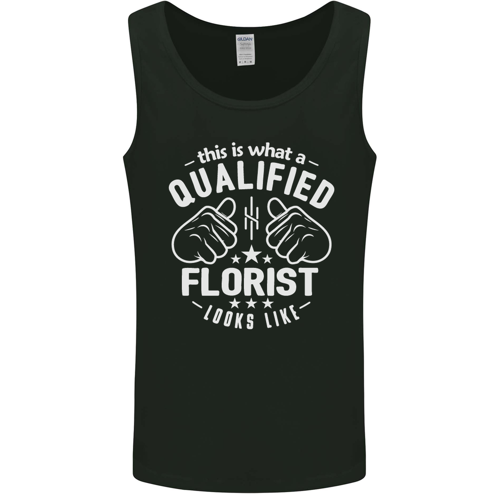 This Is What a Qualified Florist Looks Like Mens Vest Tank Top