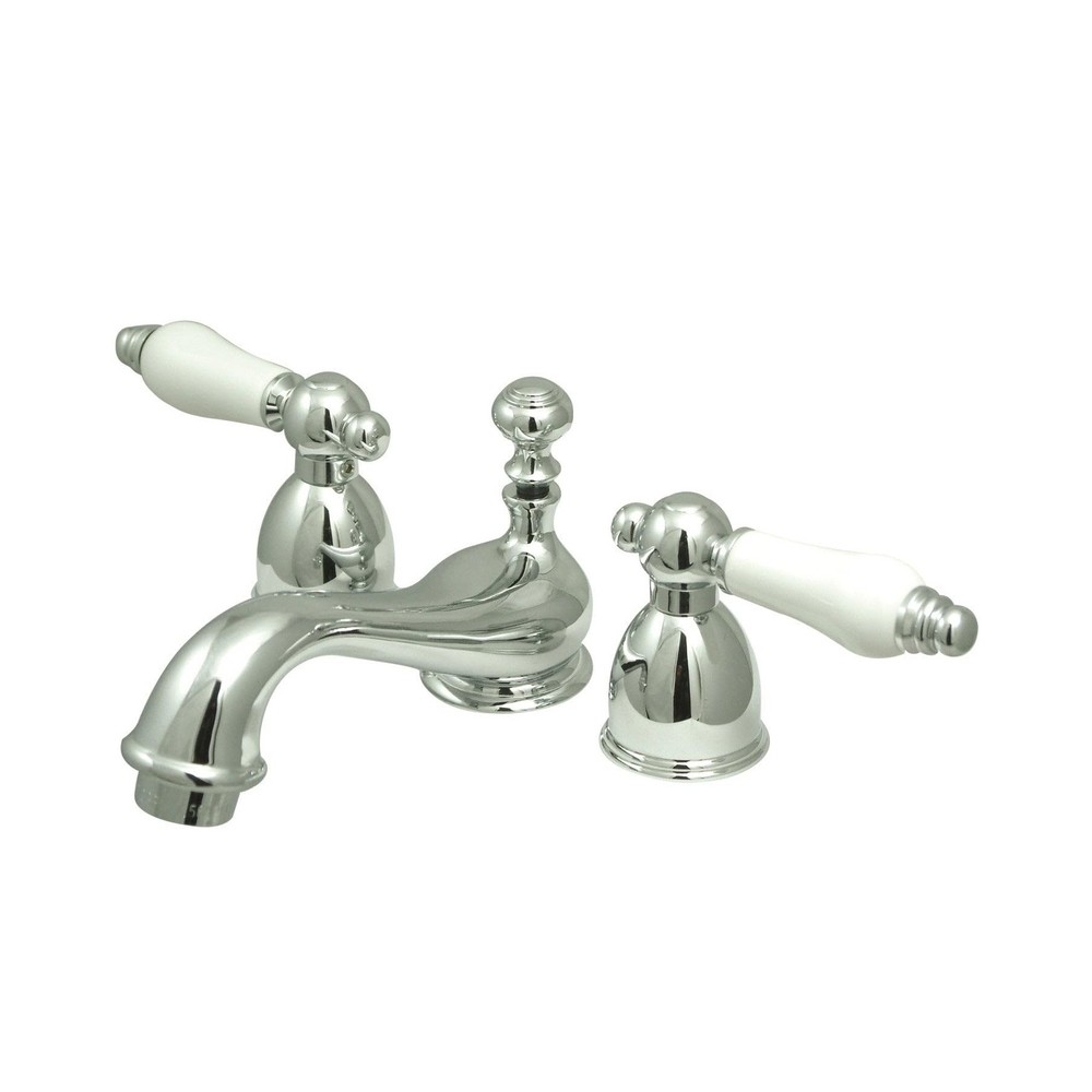 Double Handle 4-8 Inch Mini Chrome Design Elements ES3951PL Faucet-image
