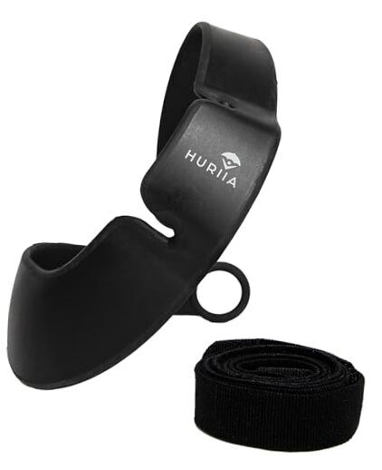 Hands-Free Wearable Umbrella Holder Strap in Charcoal Black – Portable Design