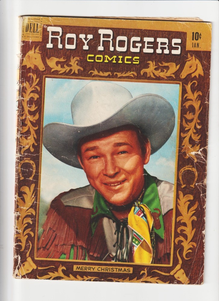 ROY ROGERS COMICS37 (DELL) (1951 )CHRISTMAS COVER GOLDEN AGE WESTERN