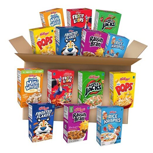 Breakfast Cereal, Variety Pack, Kids Breakfast, 48 Count (Pack of 1)