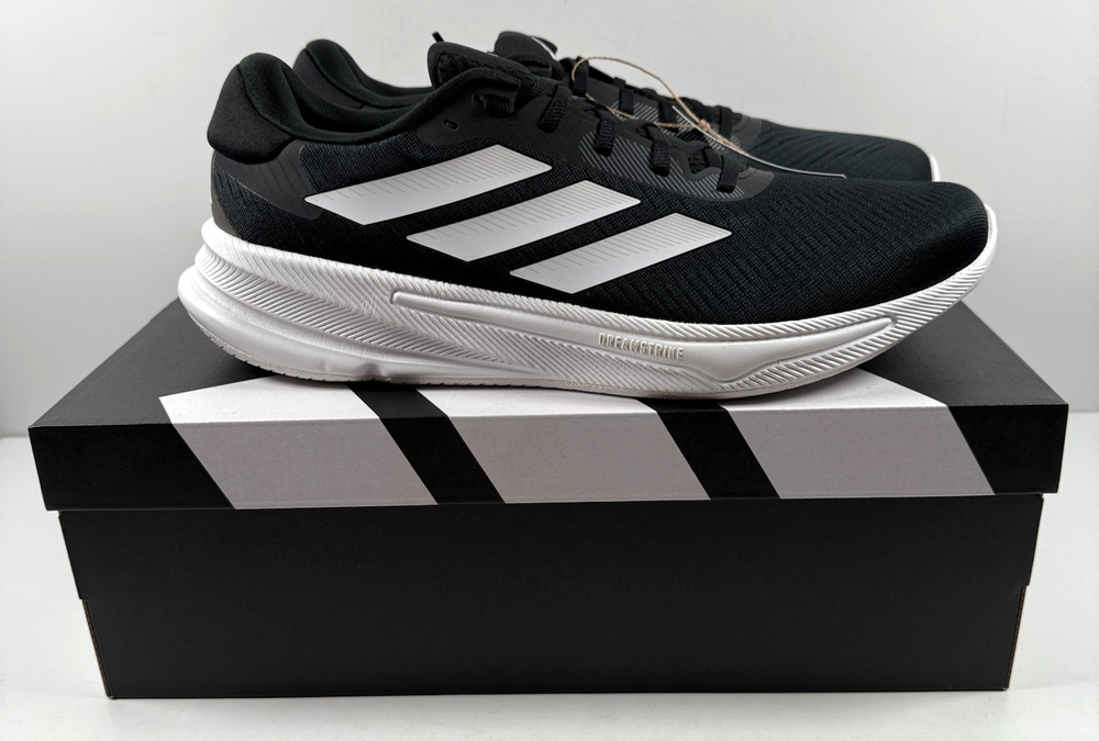 Adidas Supernova Ease M Shoes Men's Size 12 Core Black White Charcoal JI1426
