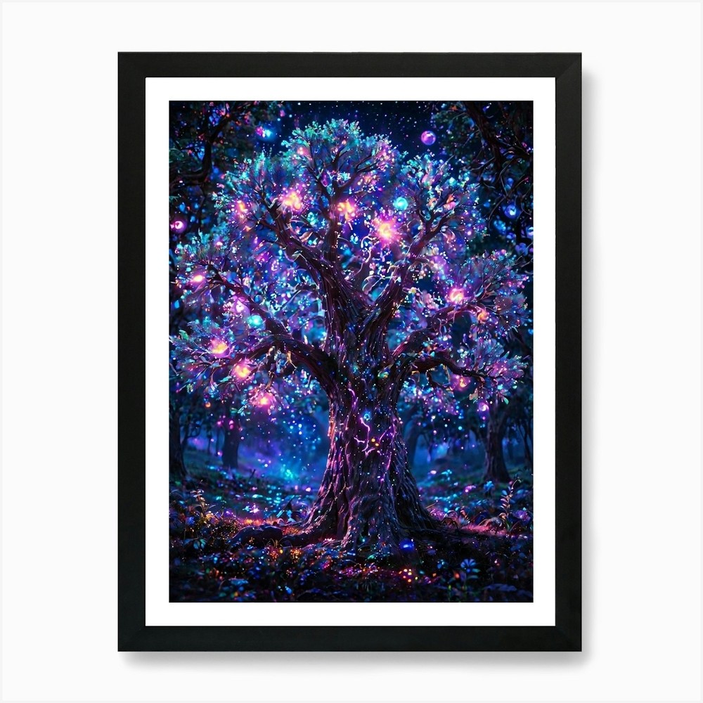 Tree of Life 51 Framed Art Print Canvas Wall Decor Picture  