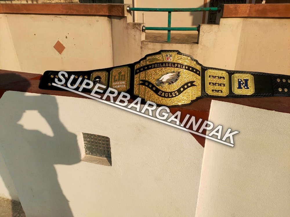 Philadelphia Eagles Super Bowl NFL championship belt 4mm Zinc