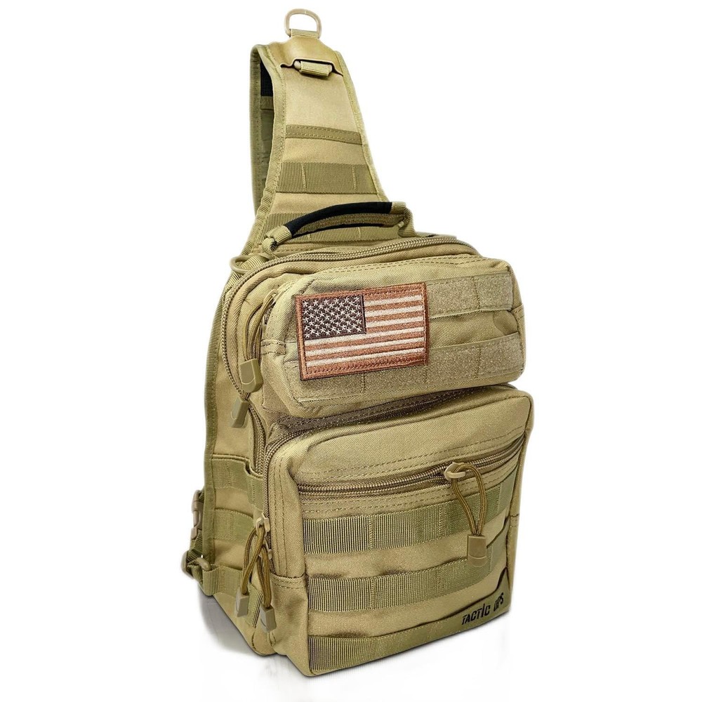 Tactical Sling Military Waterproof Bag - Everyday Carry EDC Diaper Back pack ...