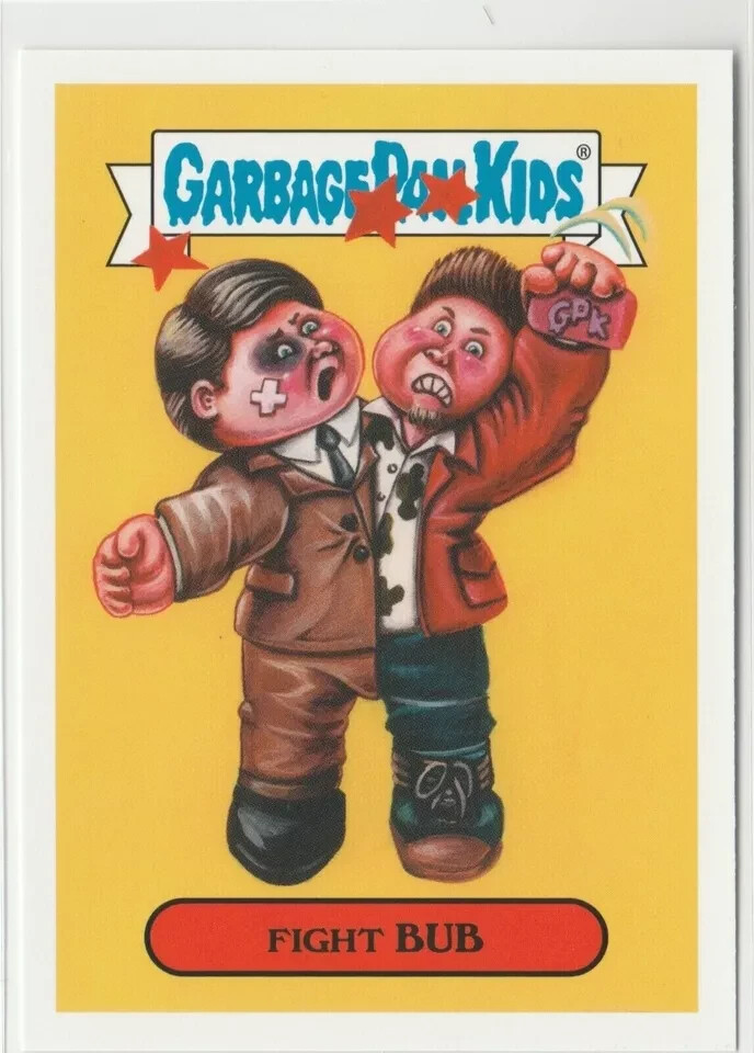 Fight Bub #20a Garbage Pail Kids GPK 2019 We Hate the 90s Series