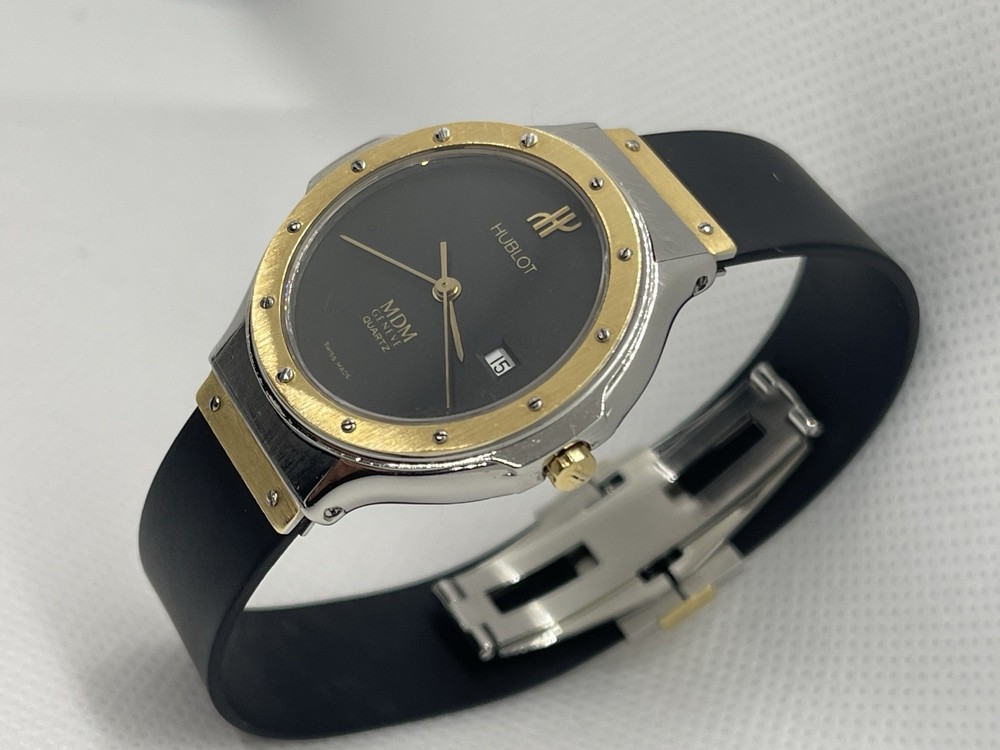 Hublot fusion MDM Ref.139.10  Lady Quartz Case Steel/ Gold 28 Mm Deployantes