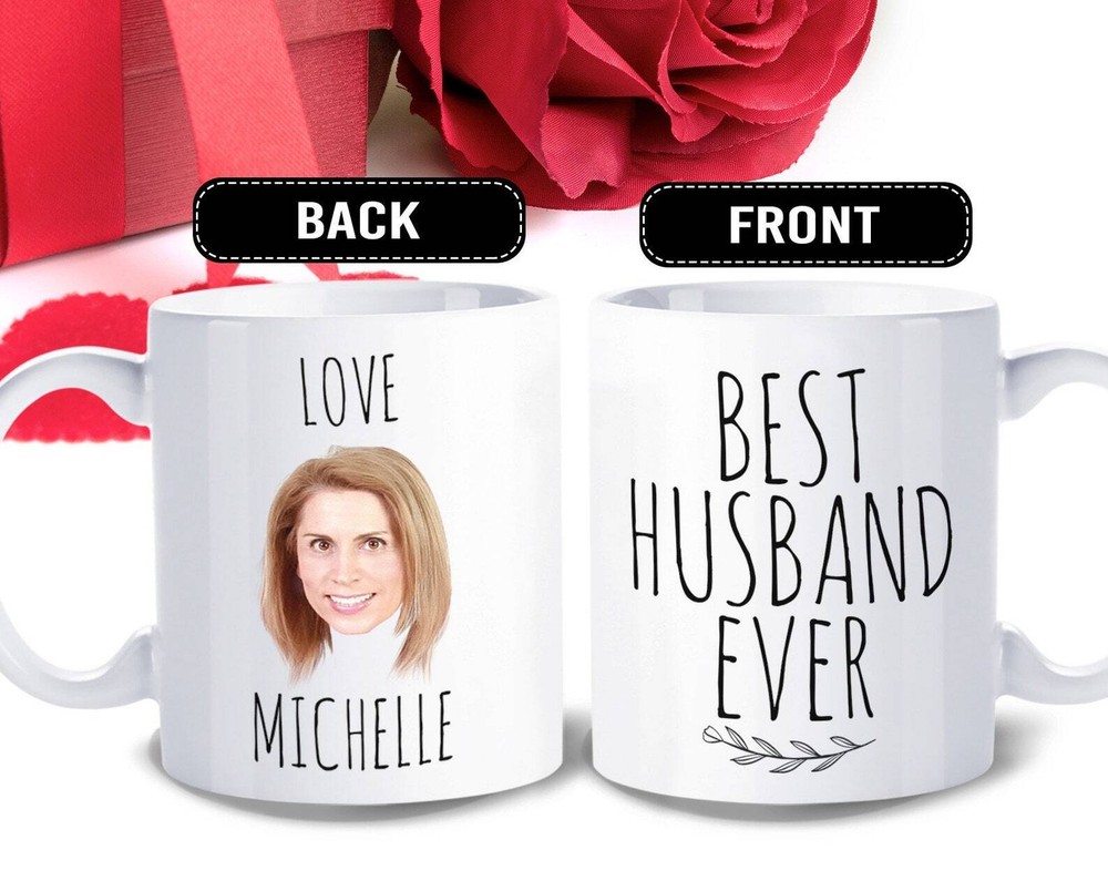 Valentines Gift For Husband - Best Husband Ever Mug - Personalized Coffee Cup - Fam006