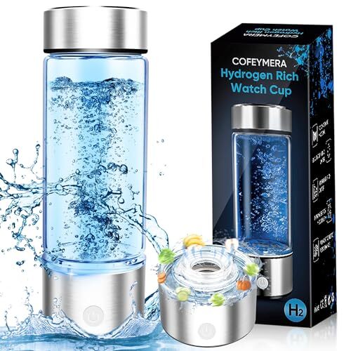 Upgraded Hydrogen Water Bottle, Version Ion Membrane Hydro Bottle -SPE & PEM, Hy
