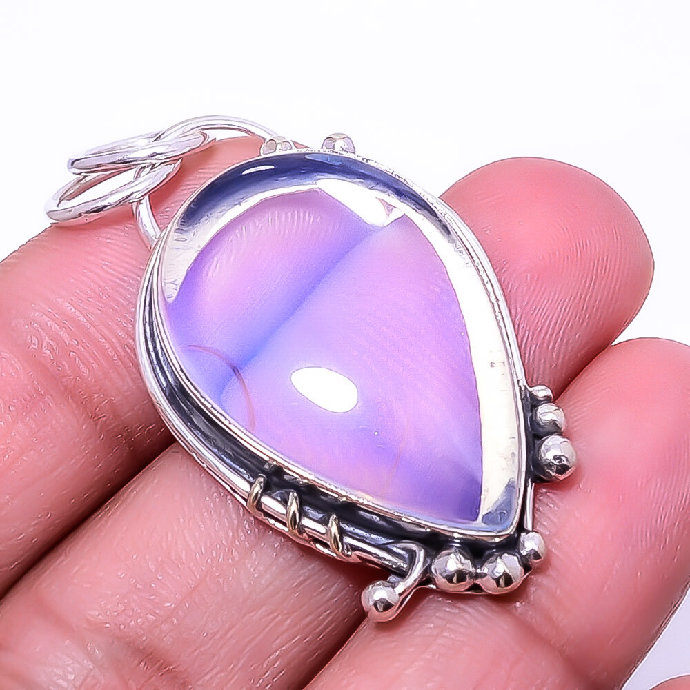Milky Opal 925 Sterling Silver Pendant 1.76