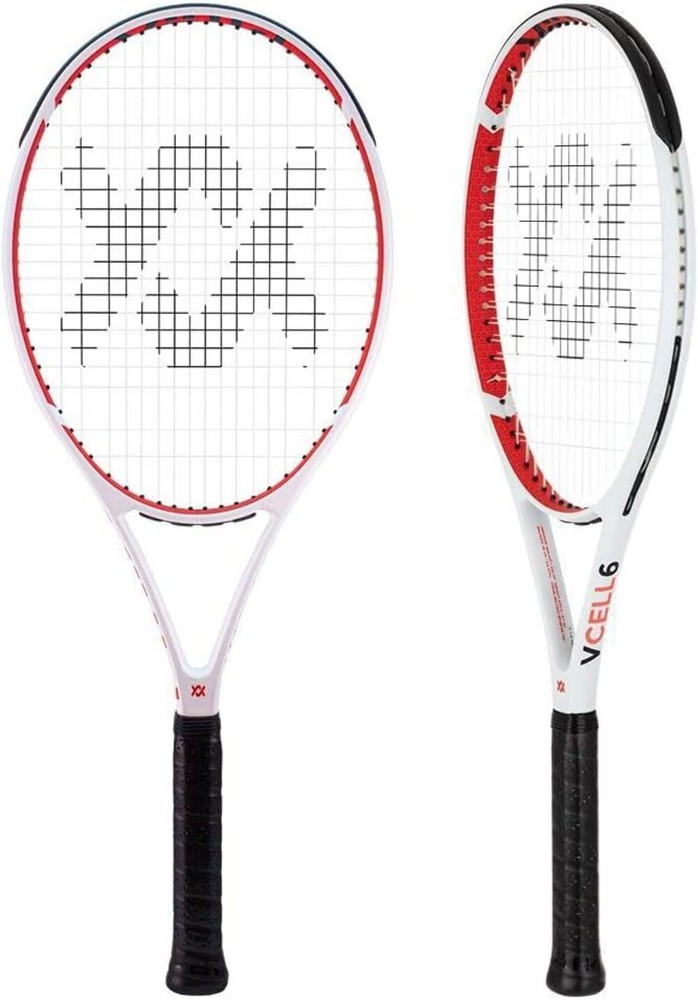 NNEDSZ -CELL 6 Tennis Racquet - Fully Strung Racket & Free Dampener - 4 1/4
