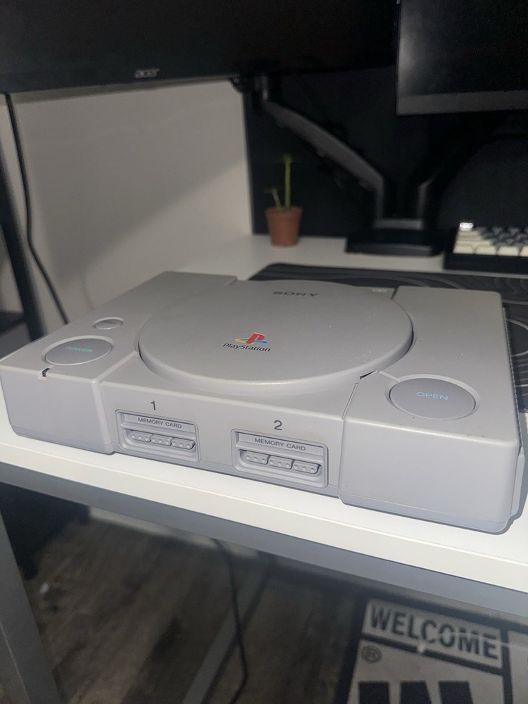 Sony PlayStation 1 PS1 Console Only (SCPH-9001) Gray System Tested  OEM