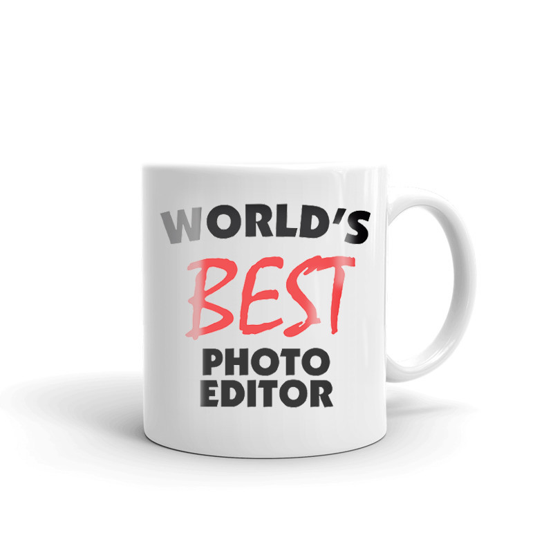 World's Best Photo Editor Coffee Tea Ceramic Mug Office Work Cup Gift