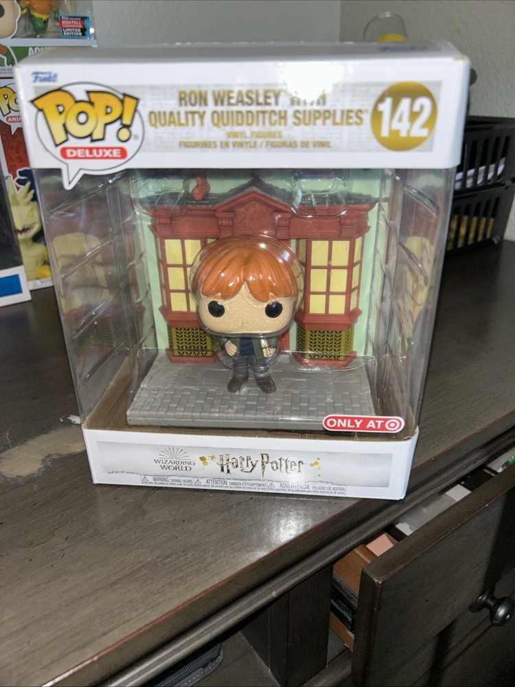 Funko Pop Deluxe Harry Potter Ron Weasley Quidditch Supplies Target Exclusive 142