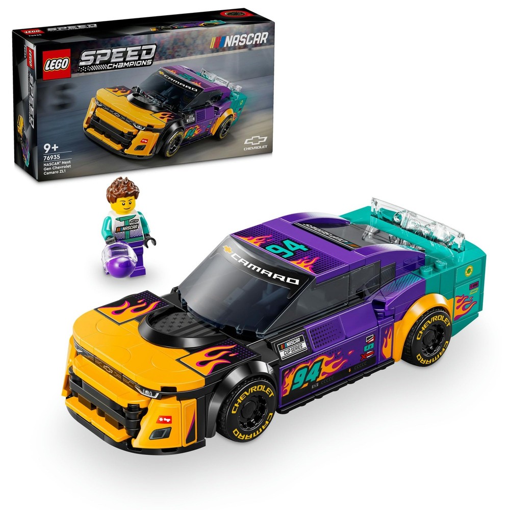 LEGO Speed Champions NASCAR Next Gen Chevrolet Camaro ZL1 Race Car Set 76935